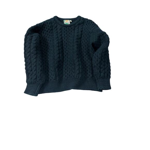 Vintage Irish 100 % wool cable knit sweater in good condtion size 2XL - Picture 1 of 7